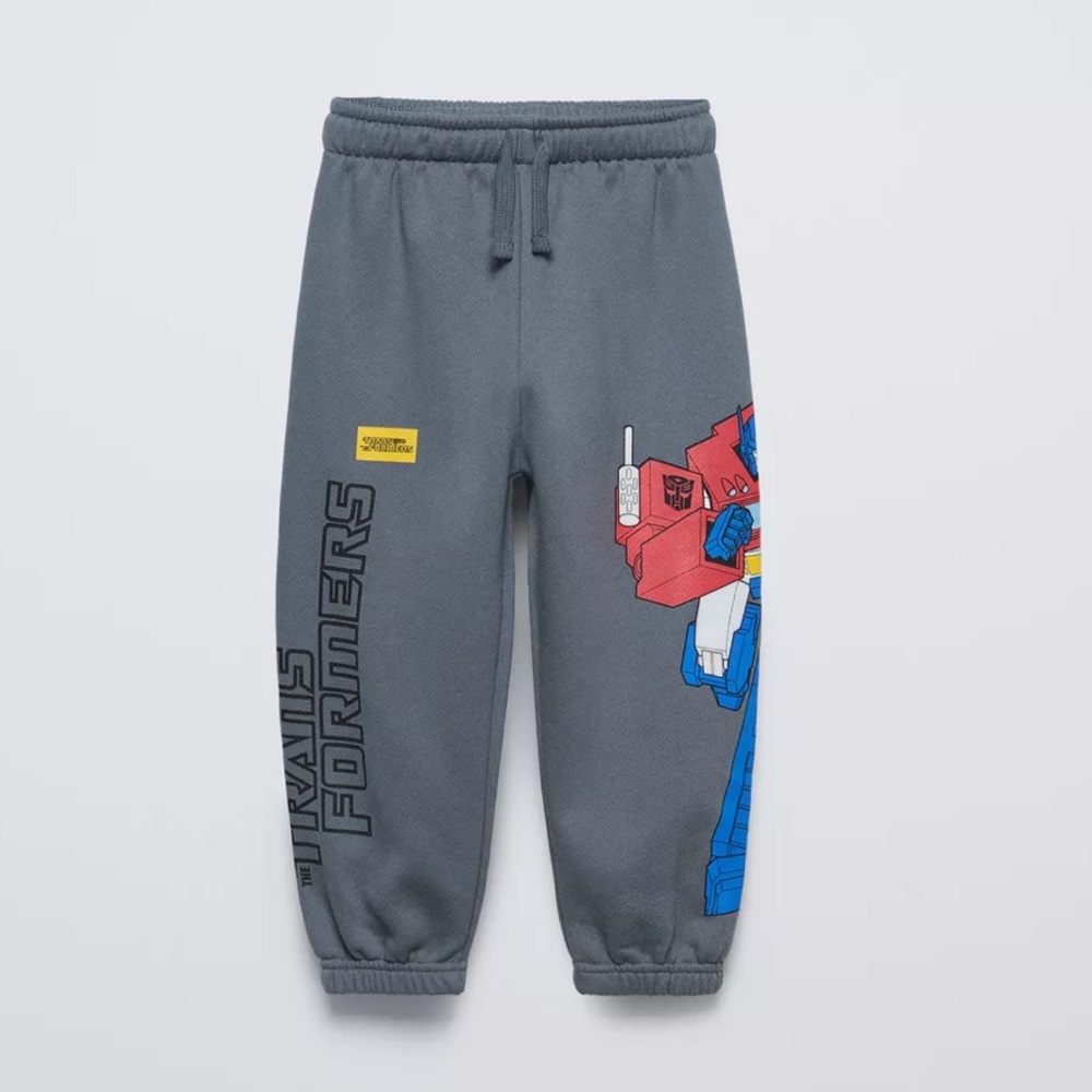ZARA TRANSFORMERS PLUSH PANTS
